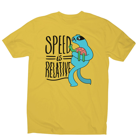 Speed is relative men's t-shirt - Graphic Gear