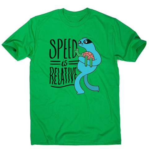Speed is relative men's t-shirt - Graphic Gear