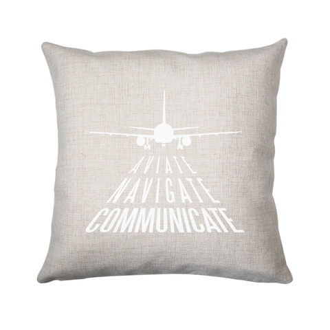 Aviation quote cushion cover pillowcase linen home decor - Graphic Gear
