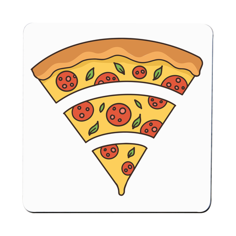 Wifi pizza food coaster drink mat - Graphic Gear