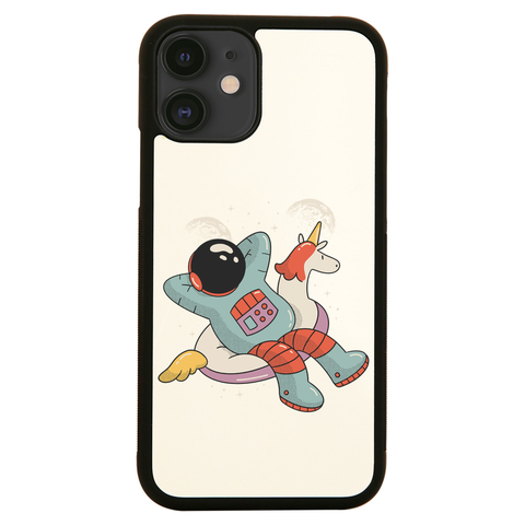 Chilling austronaut unicorn iPhone case cover 11 11Pro Max XS XR X - Graphic Gear