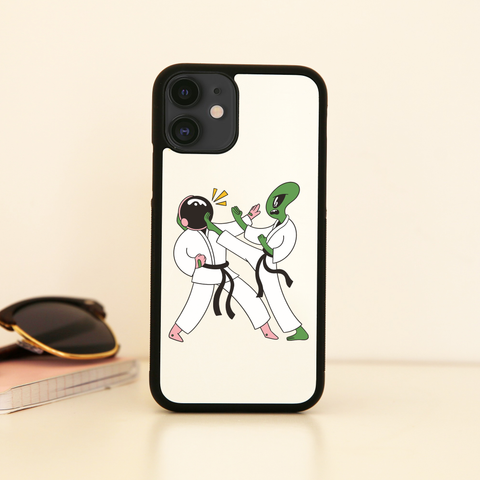 Space karate funny iPhone case cover 11 11Pro Max XS XR X - Graphic Gear