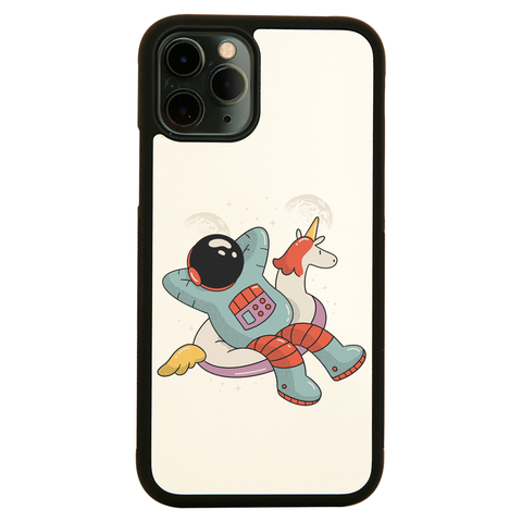 Chilling austronaut unicorn iPhone case cover 11 11Pro Max XS XR X - Graphic Gear