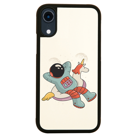 Chilling austronaut unicorn iPhone case cover 11 11Pro Max XS XR X - Graphic Gear