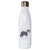 Border collie dog water bottle stainless steel reusable - Graphic Gear