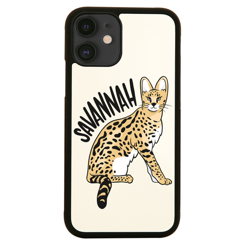 Savannah Cat iPhone case cover 11 11Pro Max XS XR X - Graphic Gear