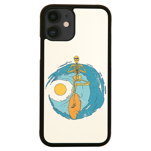 Surfer skeleton iPhone case cover 11 11Pro Max XS XR X - Graphic Gear