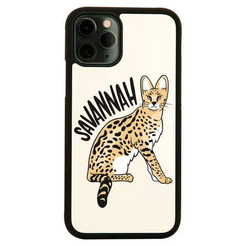 Savannah Cat iPhone case cover 11 11Pro Max XS XR X - Graphic Gear