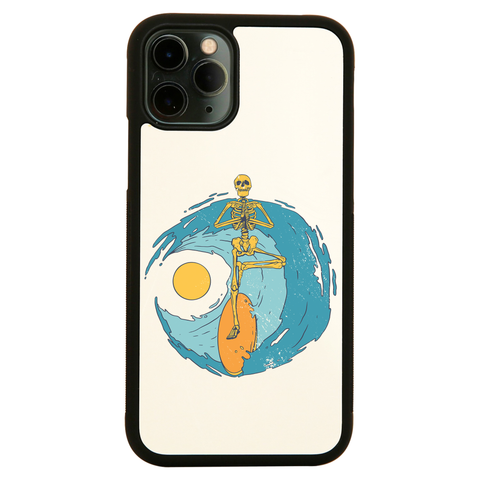 Surfer skeleton iPhone case cover 11 11Pro Max XS XR X - Graphic Gear