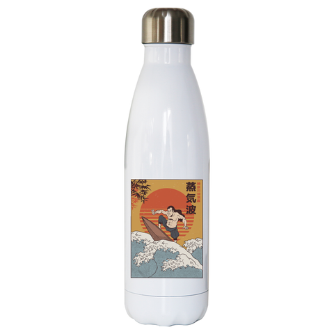 Samurai Surfing water bottle stainless steel reusable - Graphic Gear