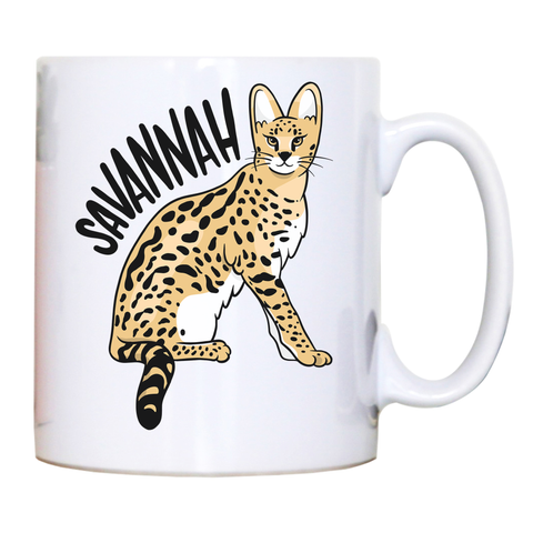 Savannah Cat mug coffee tea cup - Graphic Gear