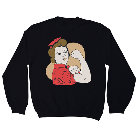 Rosie the riveter sweatshirt - Graphic Gear