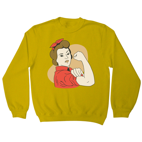 Rosie the riveter sweatshirt - Graphic Gear