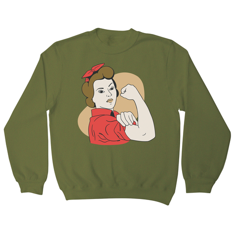 Rosie the riveter sweatshirt - Graphic Gear