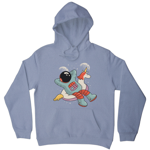 Chilling austronaut unicorn hoodie - Graphic Gear