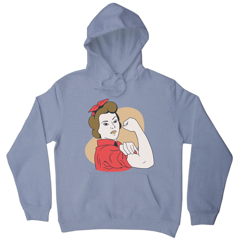 Rosie the riveter hoodie - Graphic Gear