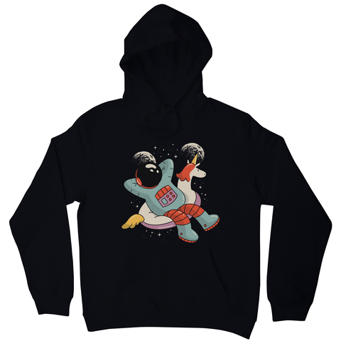 Chilling austronaut unicorn hoodie - Graphic Gear