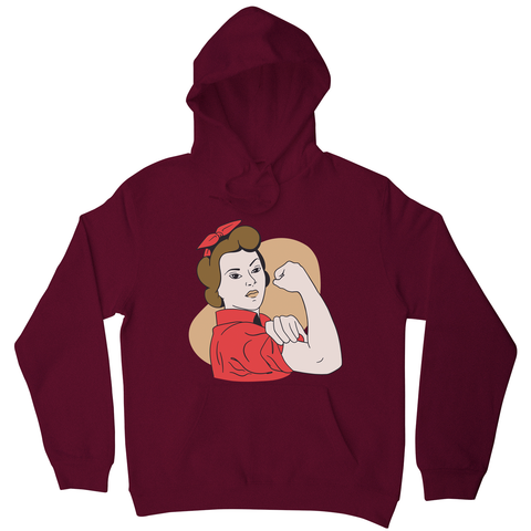 Rosie the riveter hoodie - Graphic Gear