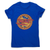 Airplane flying badge women's t-shirt Blue
