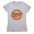 Airplane flying badge women's t-shirt Grey