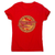 Airplane flying badge women's t-shirt Red