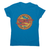 Airplane flying badge women's t-shirt Sapphire