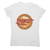Airplane flying badge women's t-shirt White