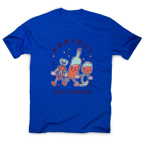 Alcoholic friends men's t-shirt Blue