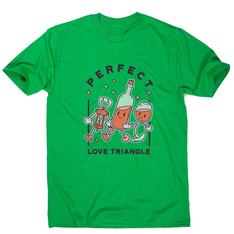 Alcoholic friends men's t-shirt Green