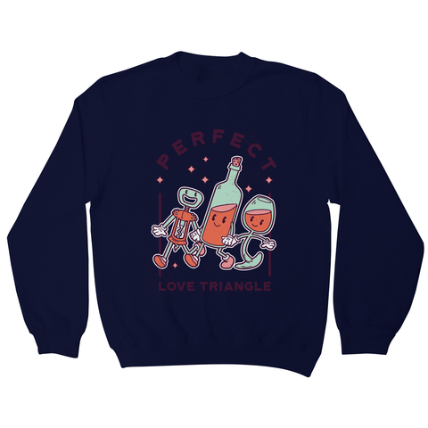 Alcoholic friends sweatshirt Navy