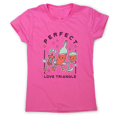 Alcoholic friends women's t-shirt Pink