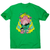 Alien cat men's t-shirt Green