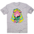 Alien cat men's t-shirt Grey