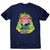 Alien cat men's t-shirt Navy