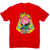 Alien cat men's t-shirt Red