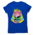 Alien cat women's t-shirt Blue