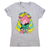 Alien cat women's t-shirt Grey
