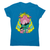Alien cat women's t-shirt Sapphire