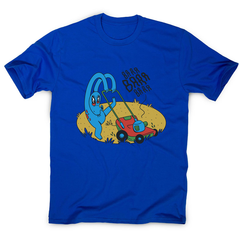 Alien crop circle men's t-shirt Blue
