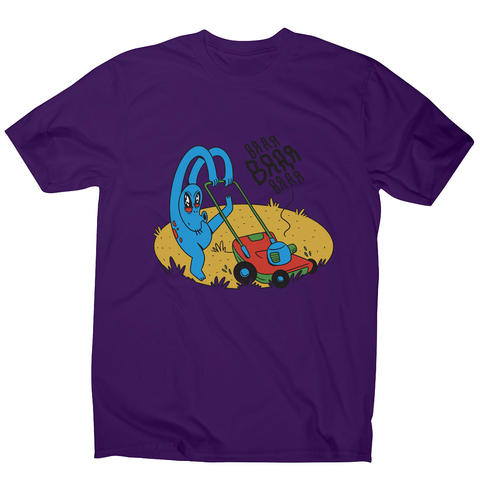 Alien crop circle men's t-shirt Purple