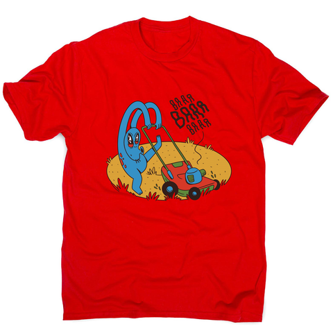Alien crop circle men's t-shirt Red