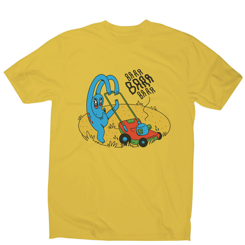 Alien crop circle men's t-shirt Yellow