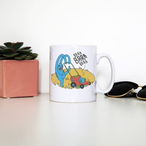 Alien crop circle mug coffee tea cup White
