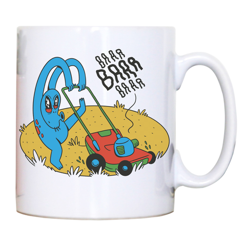 Alien crop circle mug coffee tea cup White