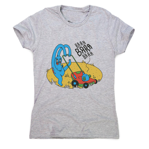 Alien crop circle women's t-shirt Grey