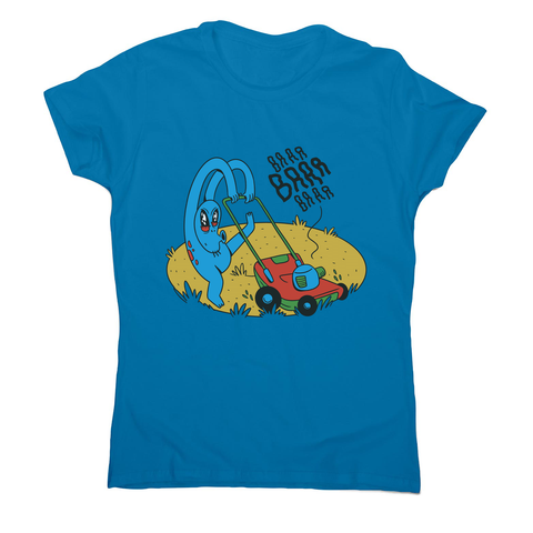 Alien crop circle women's t-shirt Sapphire