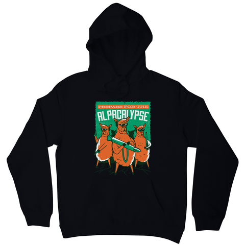 Alpacalypse hoodie Black