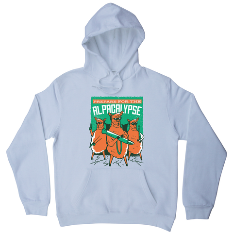Alpacalypse hoodie White
