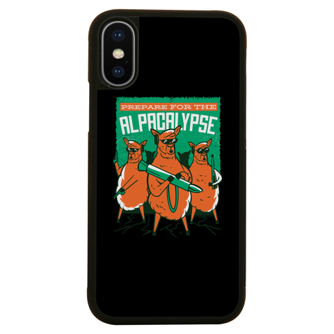 Alpacalypse iPhone case iPhone XS