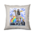 Angel cats surreal collage cushion 40x40cm Cover Only